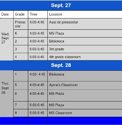 family partnership schedule